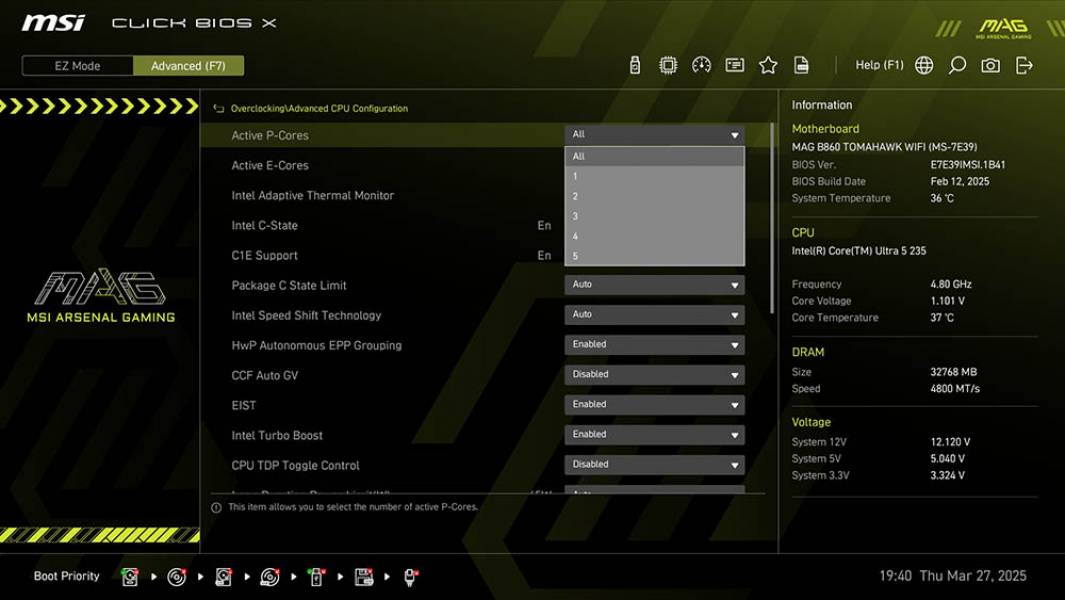 MSI MAG B860 TOMAHAWK WIFI-5